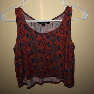 Forever 21 Tribal Crop Top